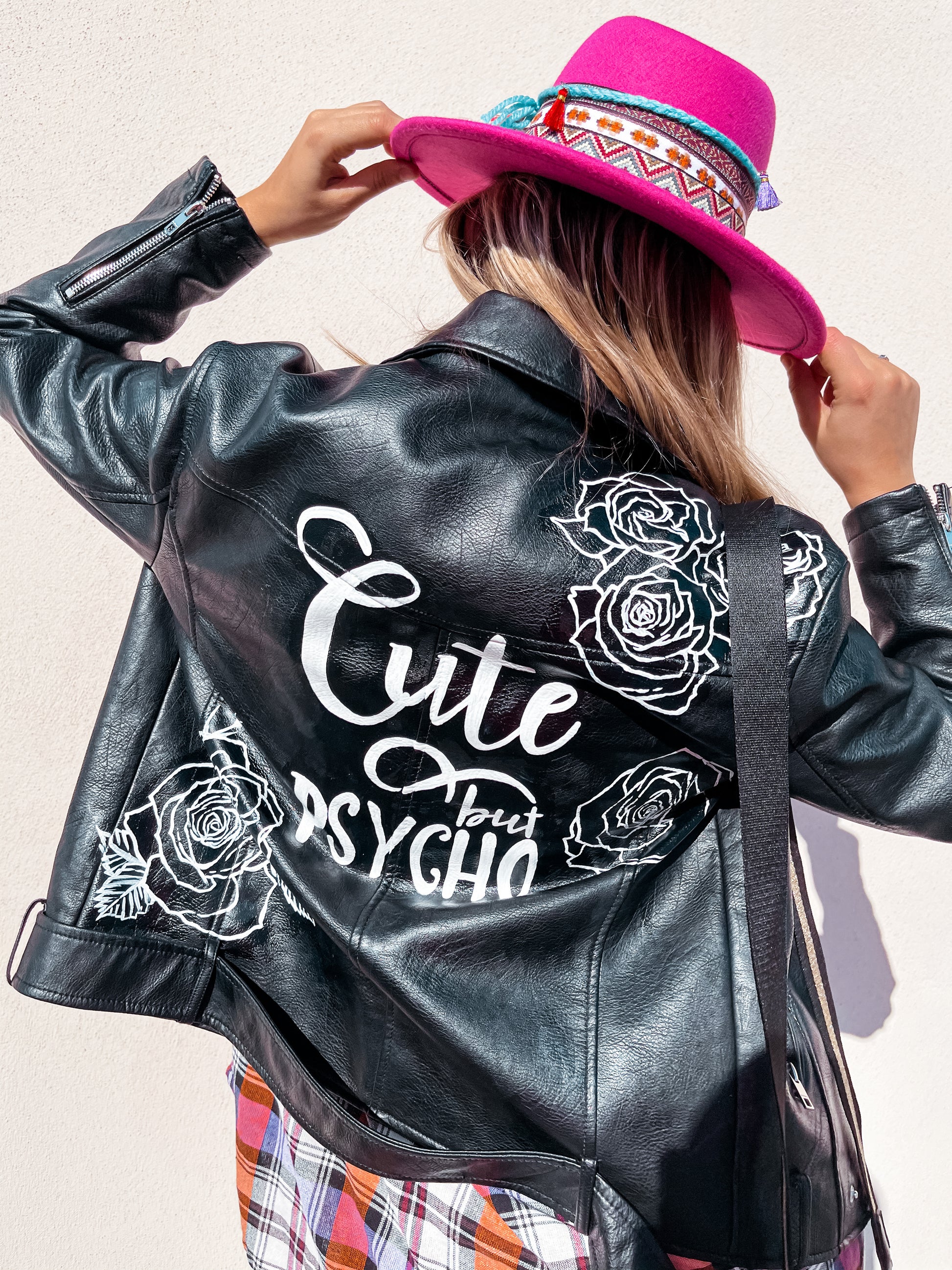 CUTE LEATHER JACKET - Youcust